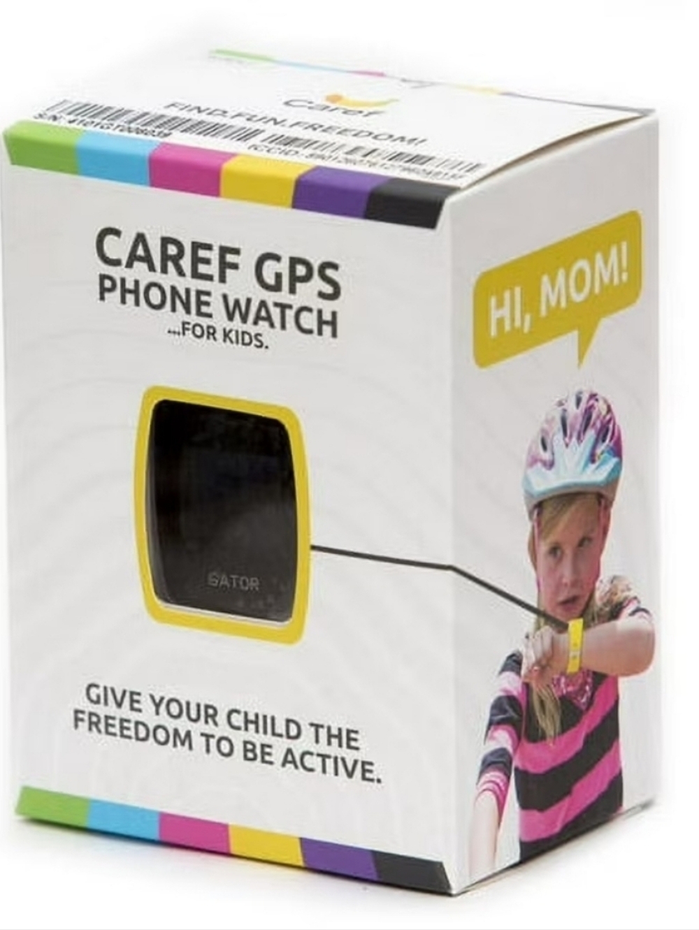 Kids GPS Cell Phone Watch — Colorful Waterproof Design